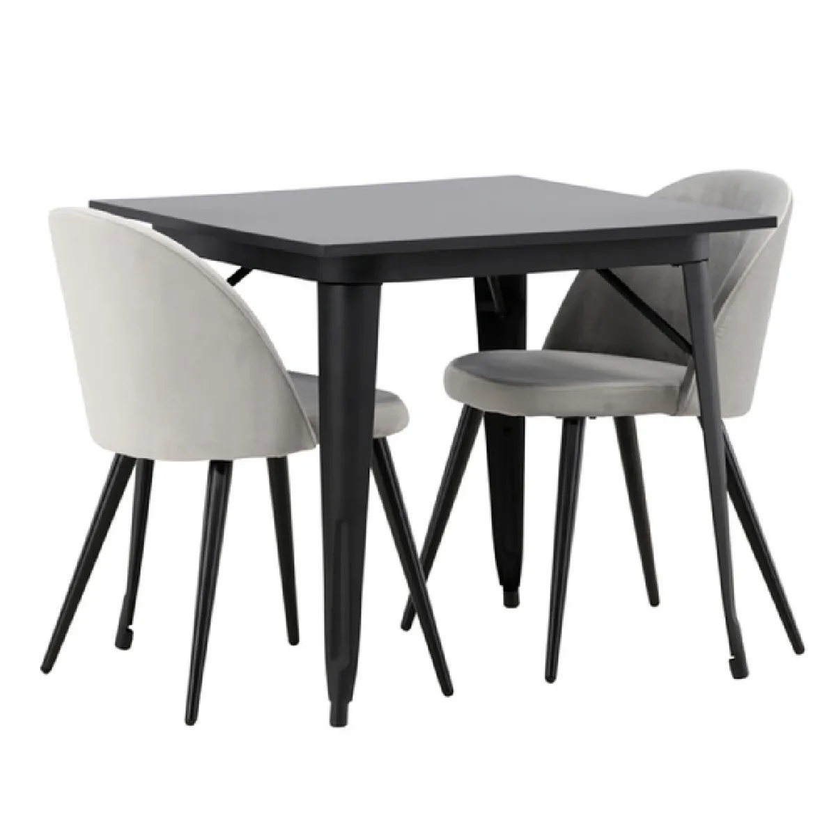Tempe Dining Table with Velvet Chairs