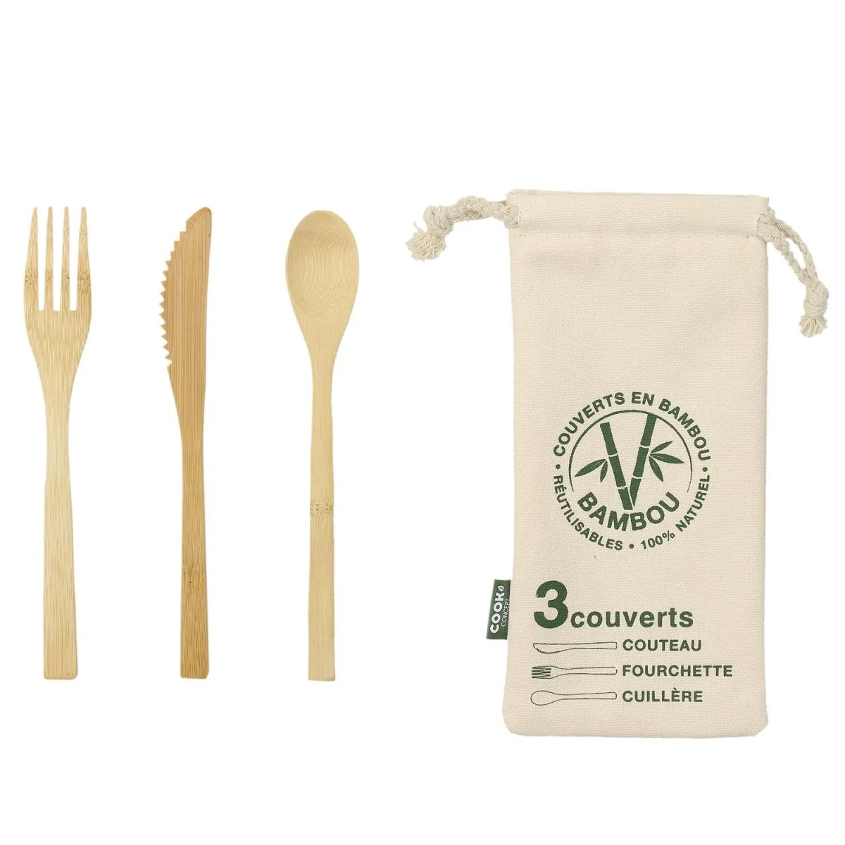 Set couverts bambou COOK CONCEPT
