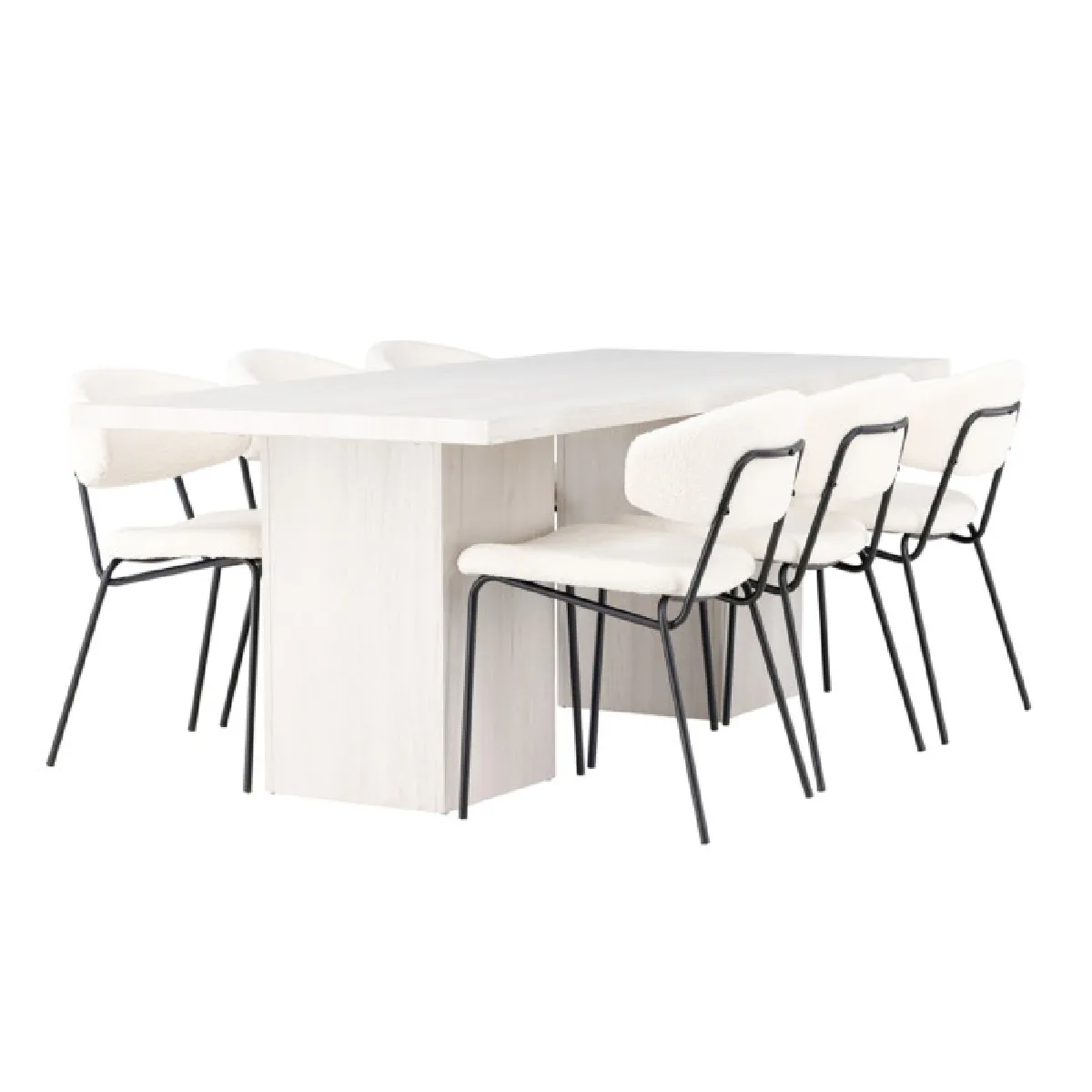 Olga Dining Table with Chico Chairs