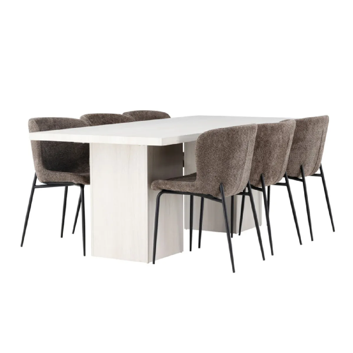 Olga Dining Table with Modesto Chairs