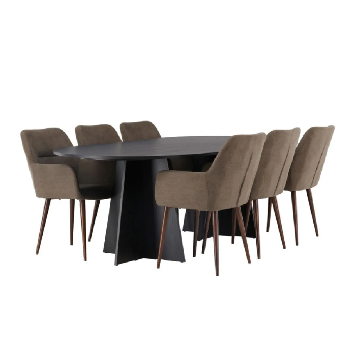 Bootcut Dining Table with Tomorrow Chairs