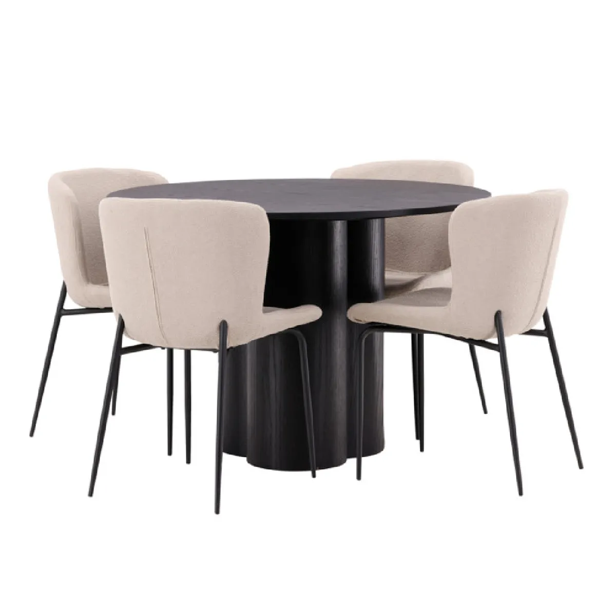 Olivia Dining Table with Modesto Chairs