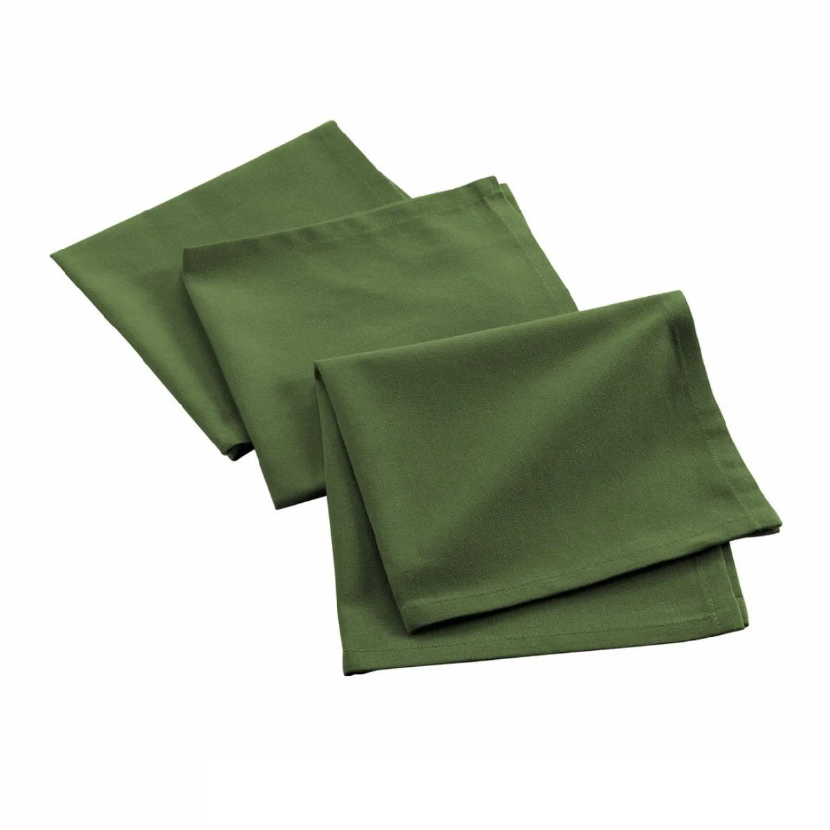 Lot De 3 Serviettes De Table "mistral" 40x40cm Vert