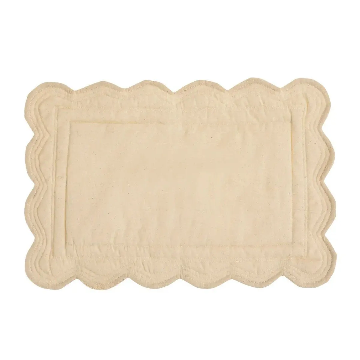 Set De Table Boutis "the Floral" 30x45cm Beige