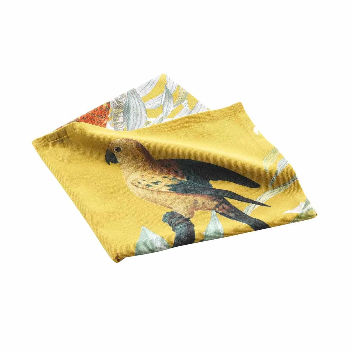 Torchon De Cuisine Imprimé "safia" 50x70cm Jaune