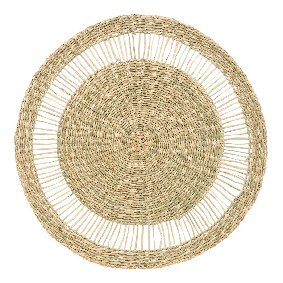 Set De Table "spring Water" Roseau D38cm - Sg Secret De Gourmet