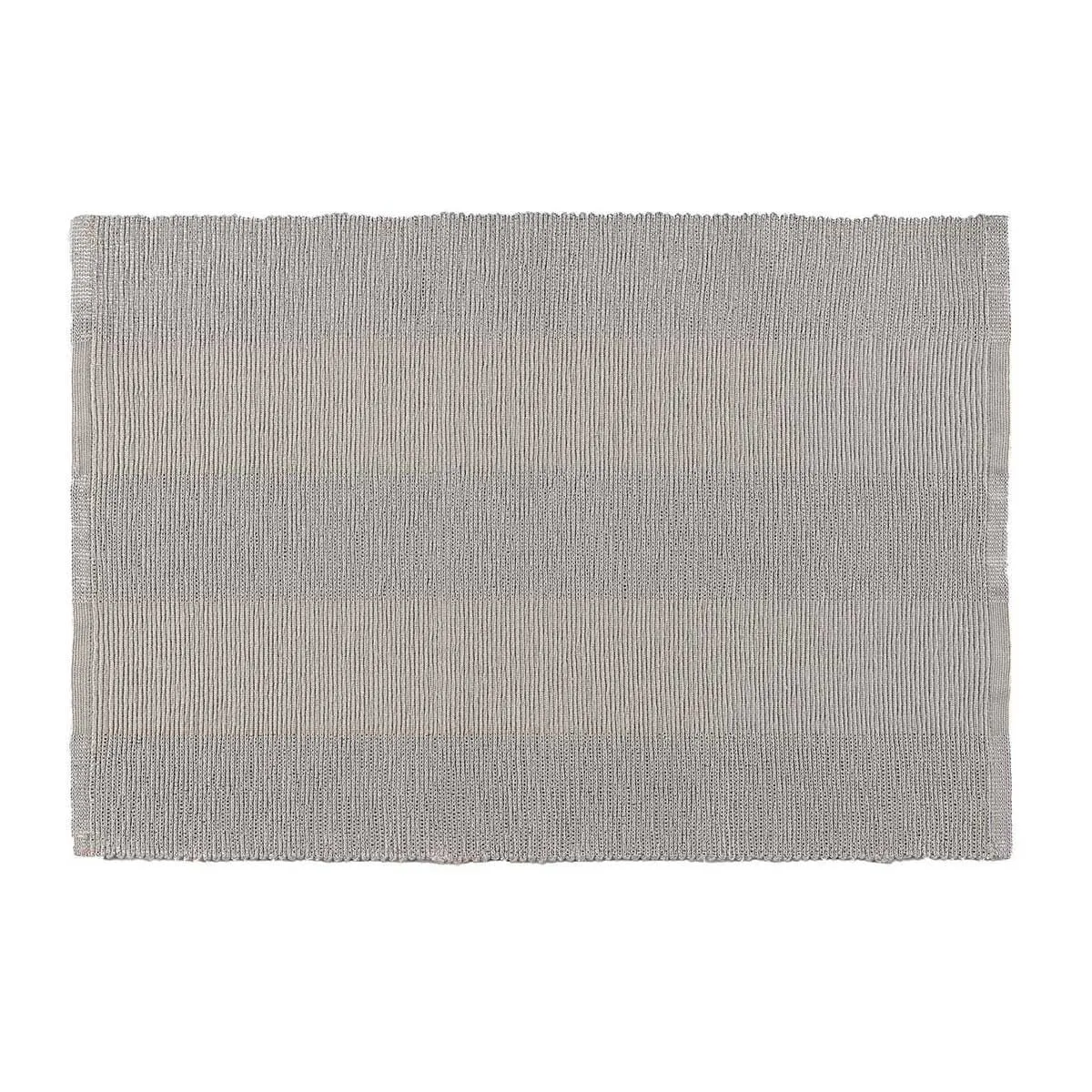 Lot De 2 Sets De Table "eldora" 33x48cm Taupe