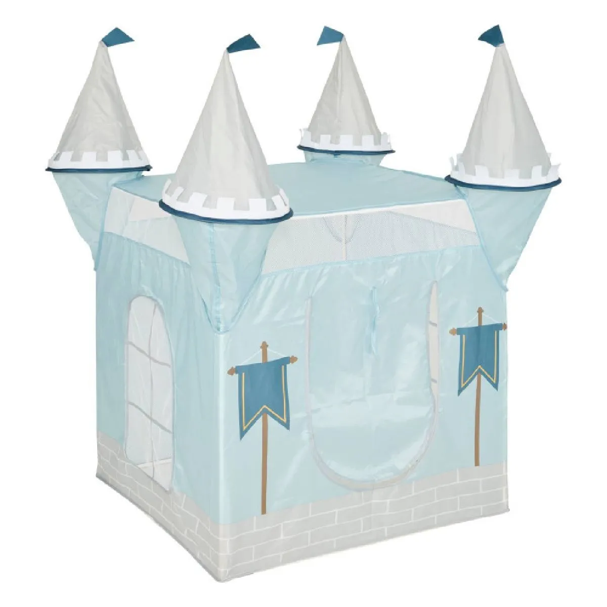 Tente château fort 130x78cm bleu - Atmosphera Créateur d'intérieur
