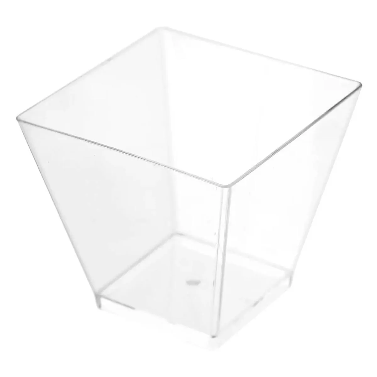 12 Verrines Carrées Plastique - 5five