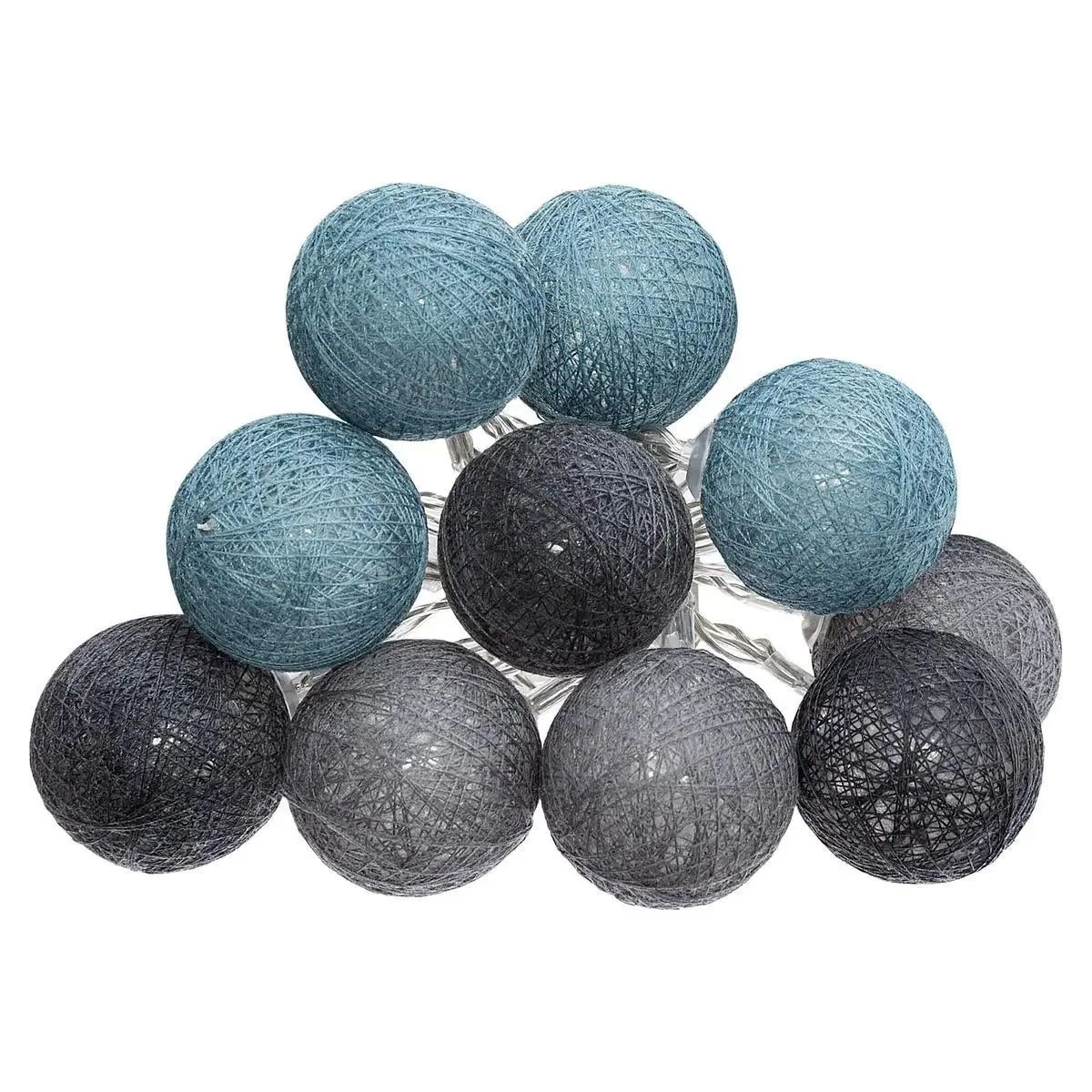 Guirlande Led pile 10 boules "Winter" D6 - Atmosphera Créateur d'intérieur