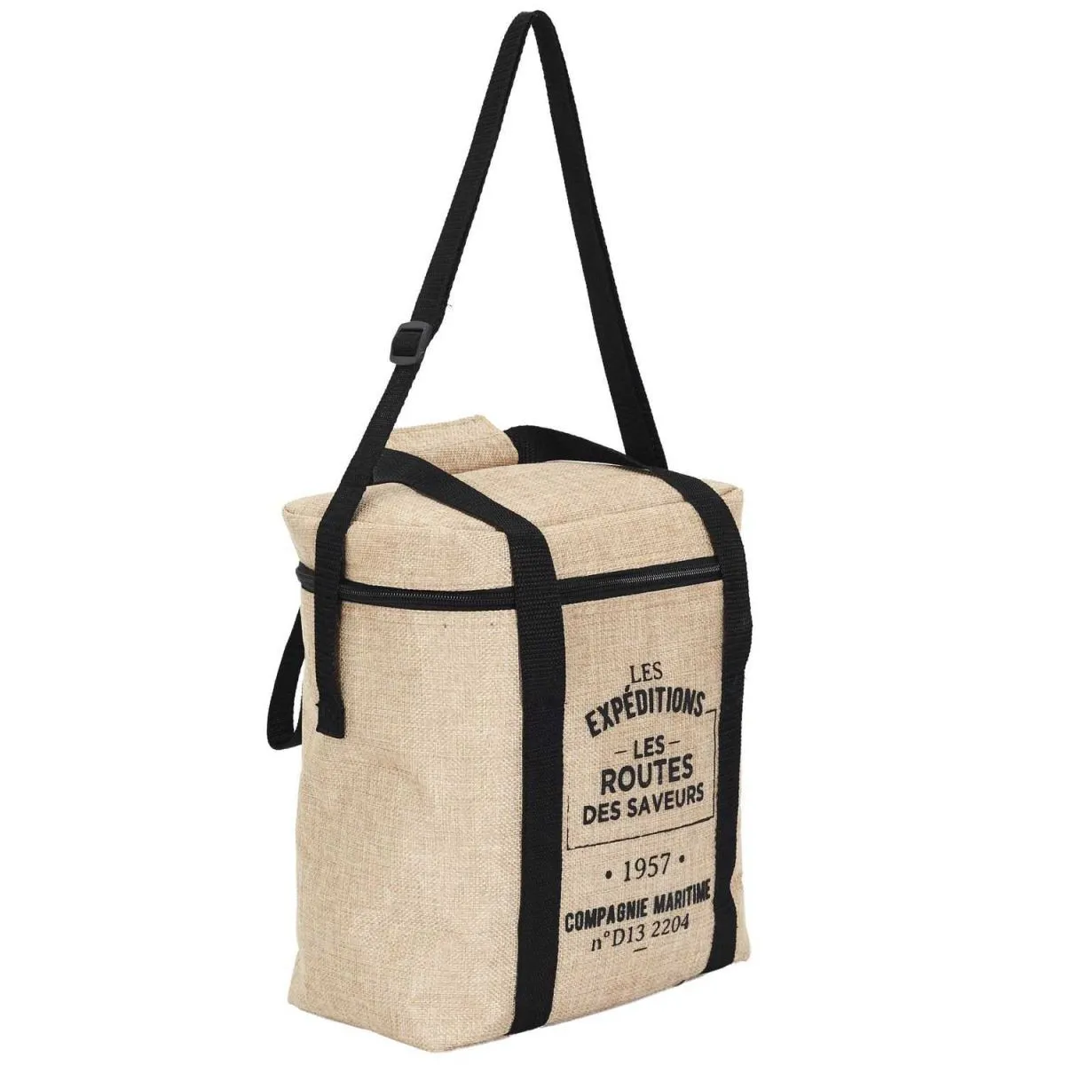Lunch Bag - Cook Concept - Frais - Effet Jute - Beige