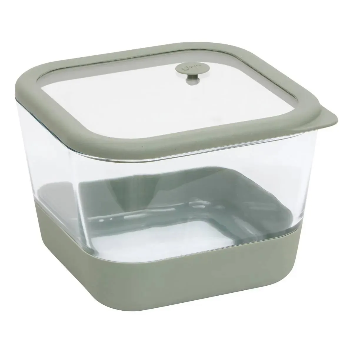 Boîte De Conservation Siliglass Carré 2l Gris - 5five
