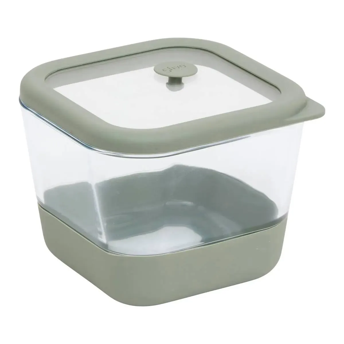 Boîte De Conservation Siliglass Carré 0,8l Gris - 5five