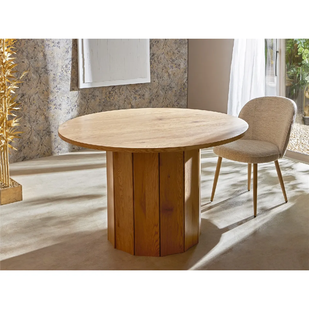 Table Garai en placage de frêne 120x75cm 120x75cm