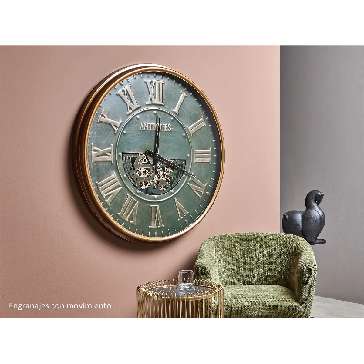 Mécanisme d horloge murale antiquités 102d cm 102dx10cm