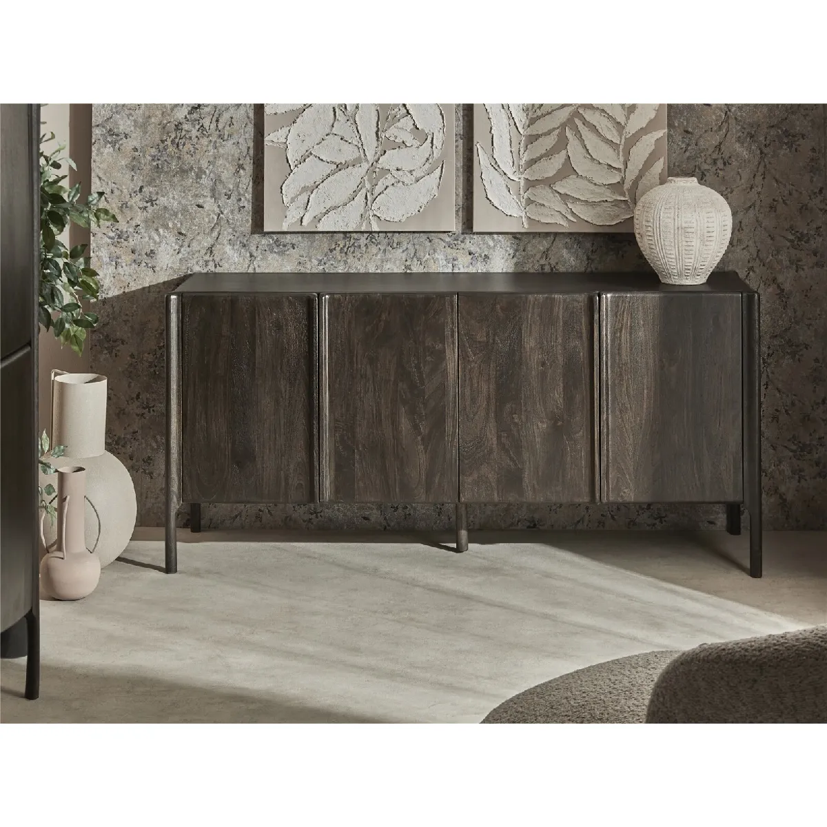 Buffet 4 portes Ares Mango Wengue 170x45x80cm 170x45x80cm