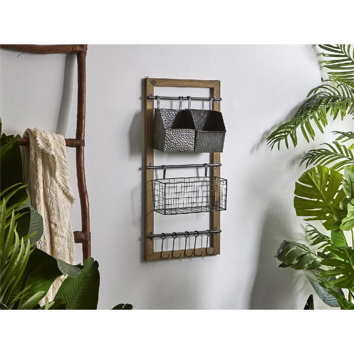 Organisateur mural multi-supports 82 cm 39 x 16 x 82 cm