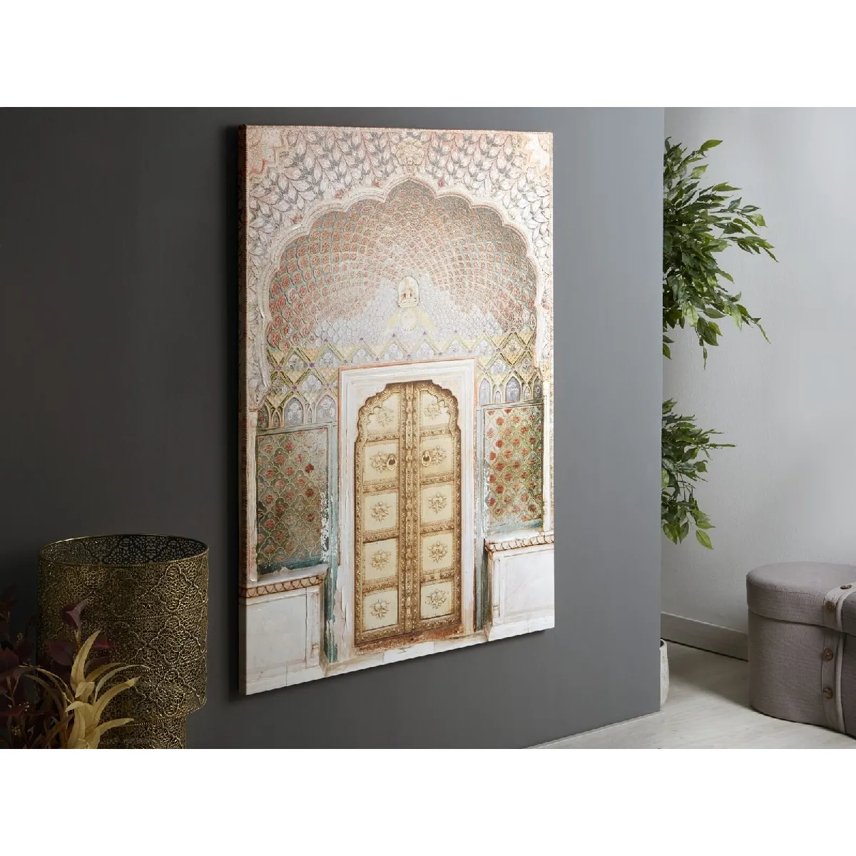 Toile imprimée, couleurs Porticon, 50 % huile, 90 x 120 cm, 90 x 3 x 120 cm
