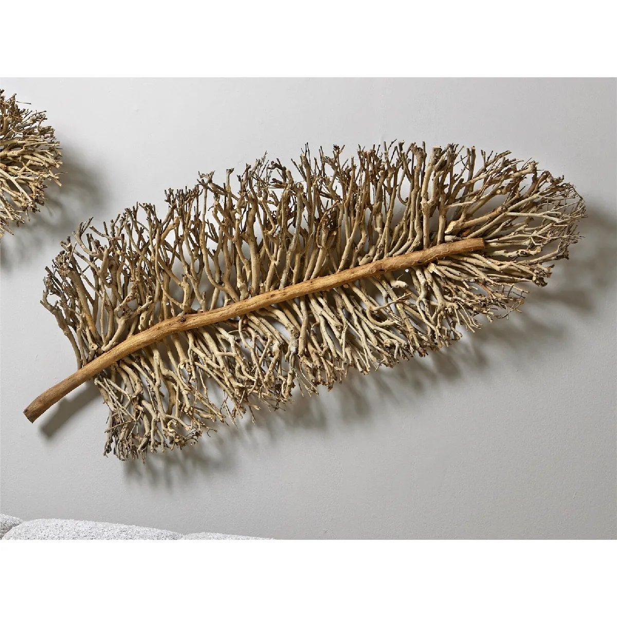 Feuille décorative 105 x 45 x 12 cm