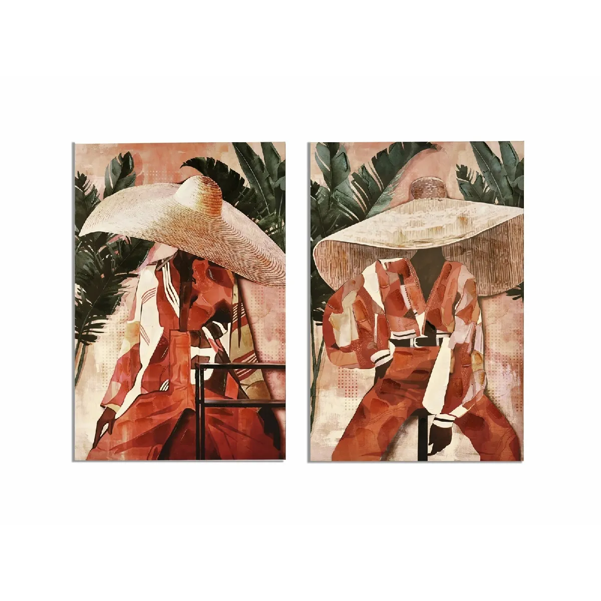 Toile imprimée Pamela africaine, 50 % peinture à l'huile, 80 x 120 cm, s 2 80 x 3 x 120 cm