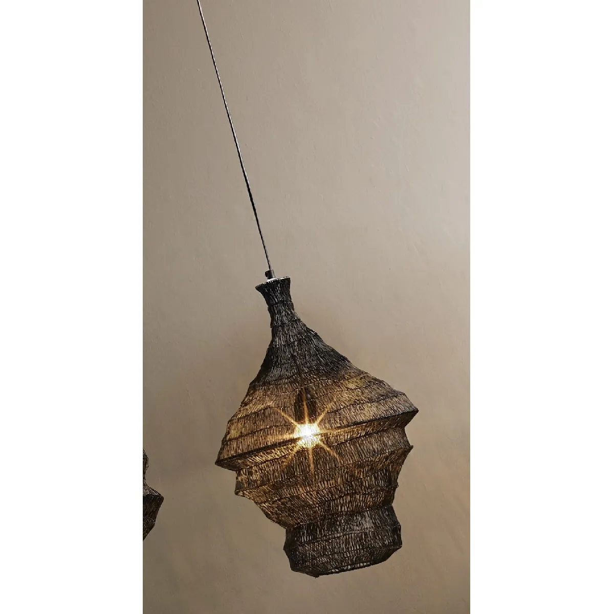 Grille de plafonnier Thea en zinc 35x60cm 35x60cm