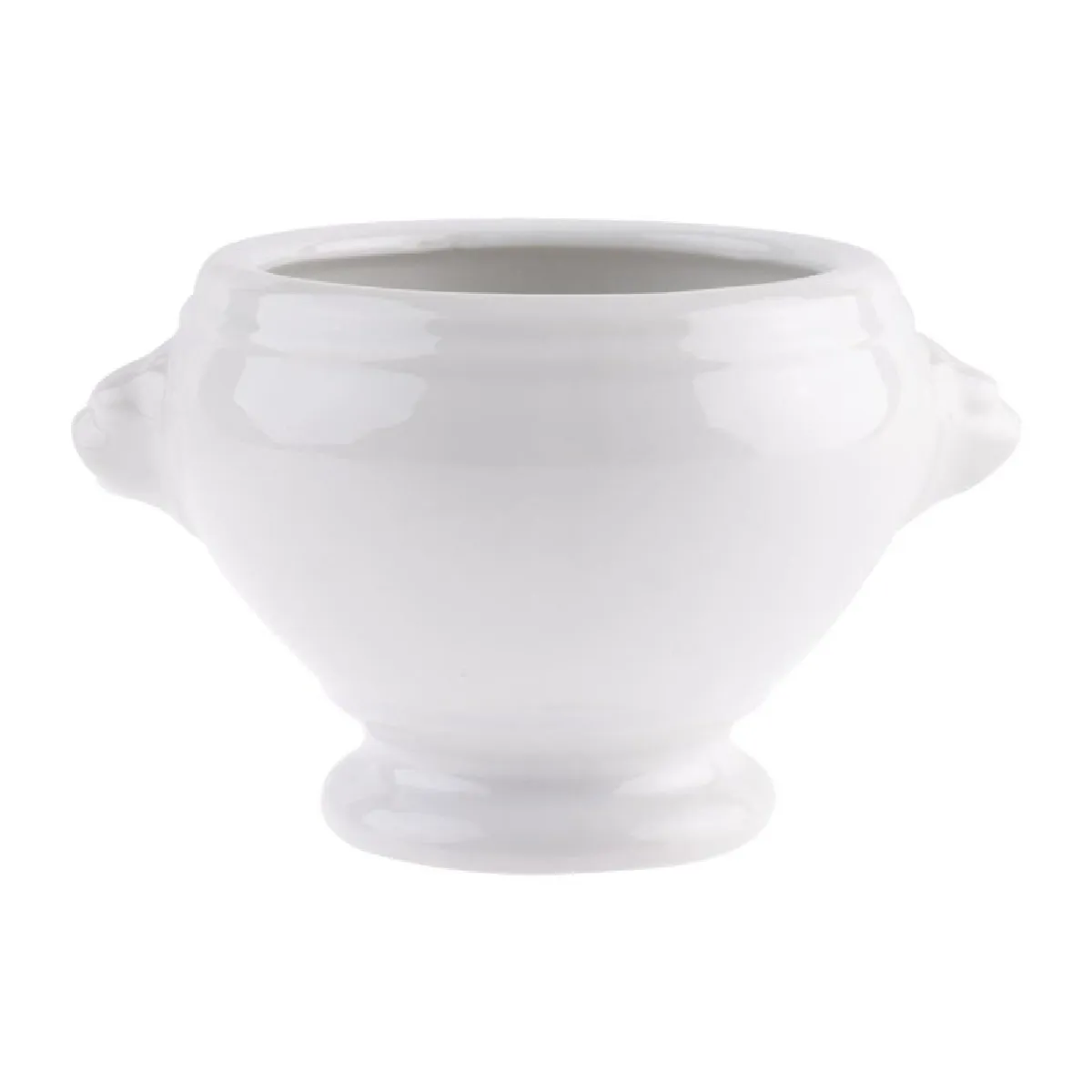 Bols À Soupe Tête De Lion Blancs 105mm Olympia - Boite De 6