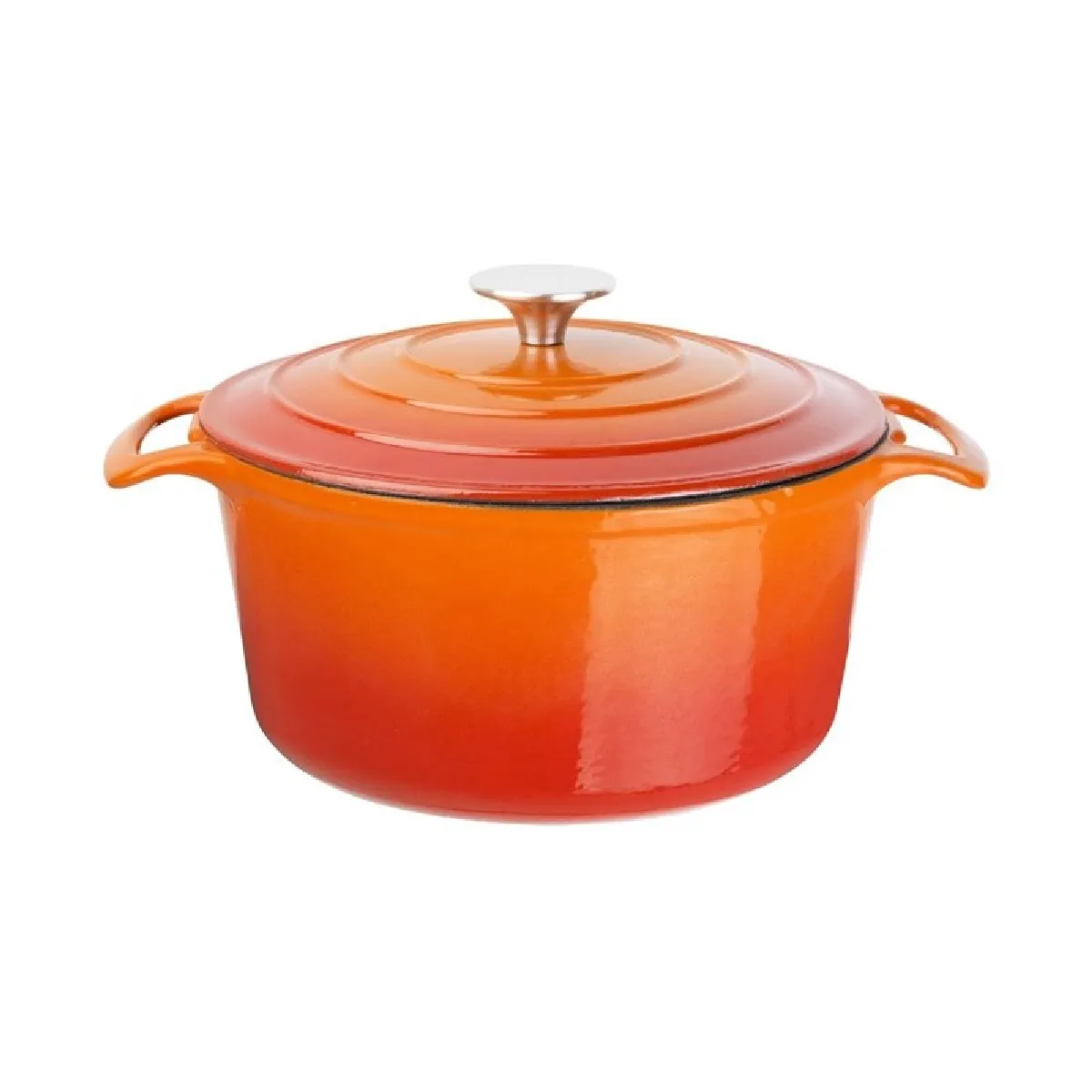 Cocotte Ronde En Fonte Orange Vogue 3.2 L