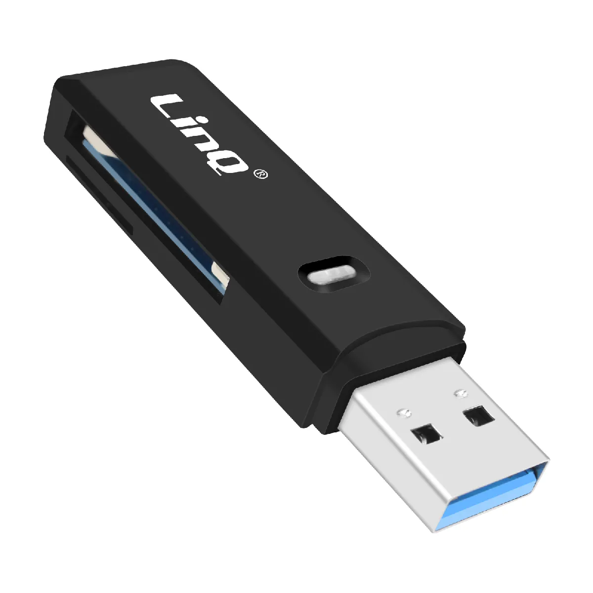 Lecteur Carte Sd Et Micro Sd Connecteur Usb 3.0 Vitesse Jusqu'à 5 Gbps Noir Linq