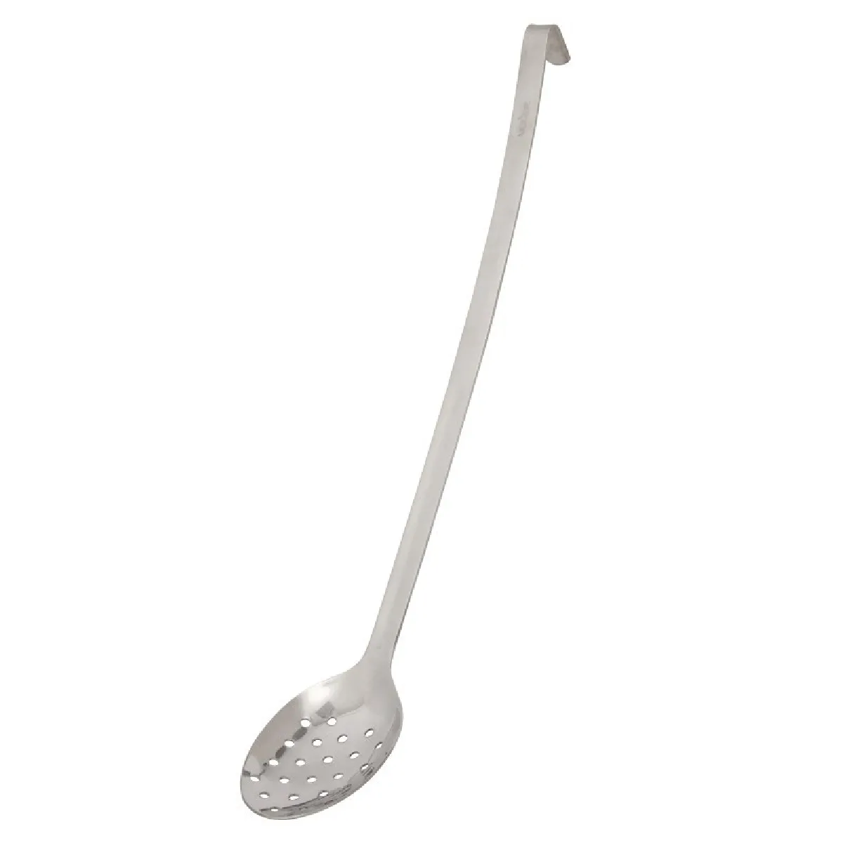 Cuillère De Service Perforée Inox Manche À Crochet Vogue - 45 Cm