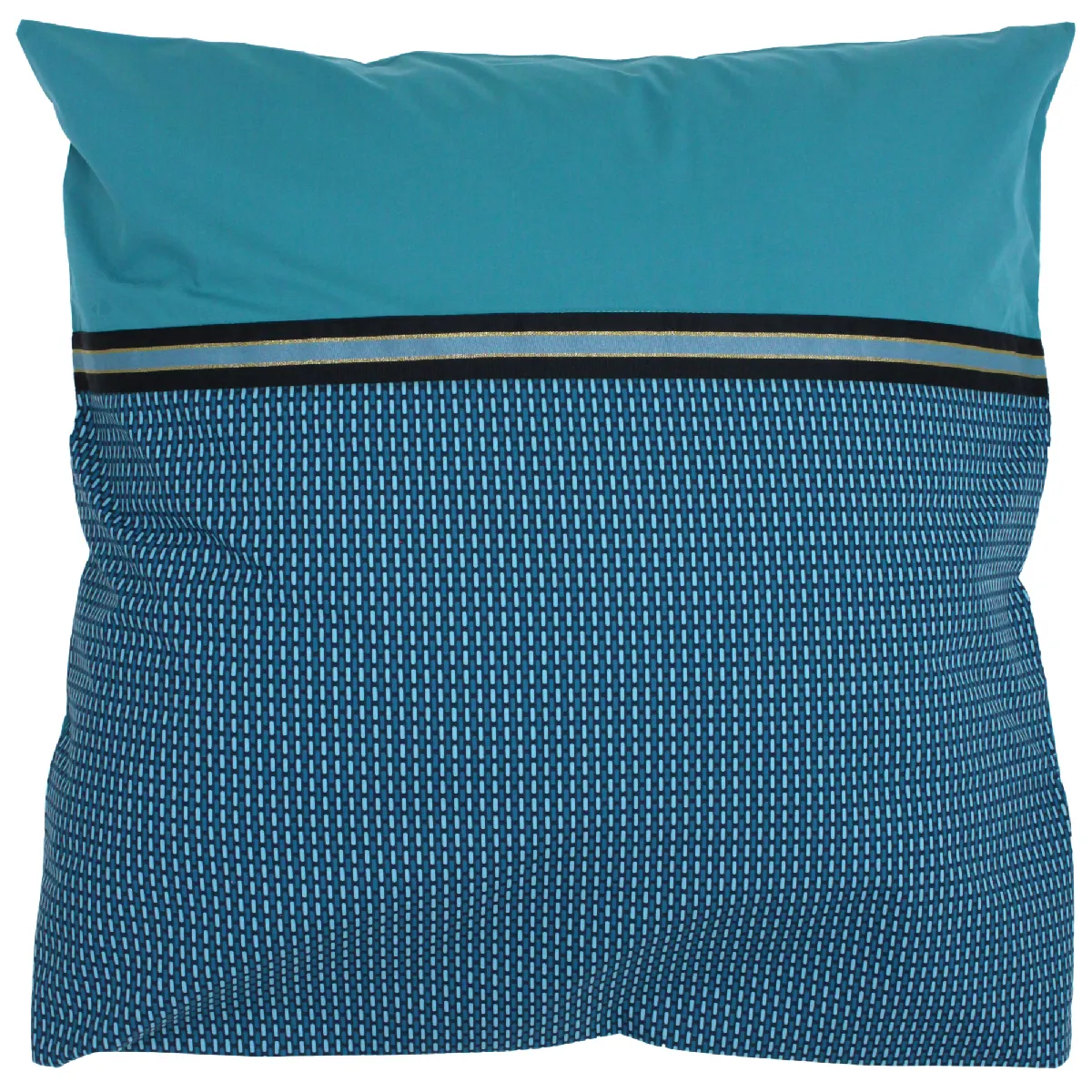 Taie D'oreiller 65x65 Cm Percale De Coton Gustav Vert Emeraude