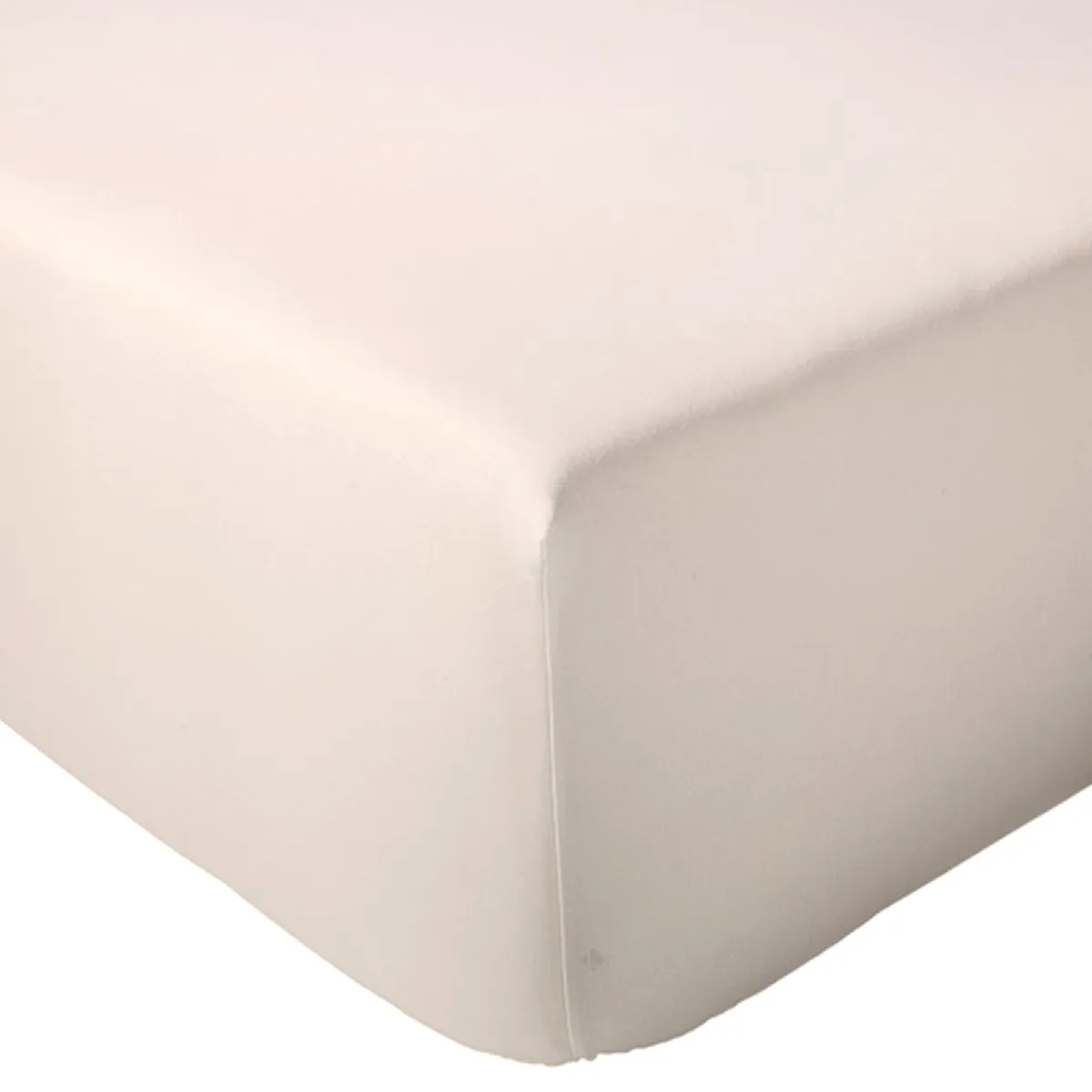 Drap Housse 90x200 Cm Bonnet 40 Cm Percale De Coton Passion Percale Beige