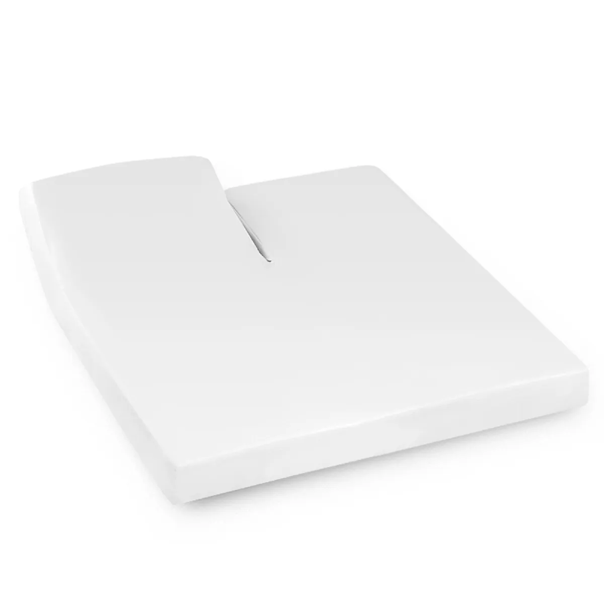 Drap Housse Relaxation Uni 2x70x210 Cm Coton Alto Blanc Tr Tête Relevable