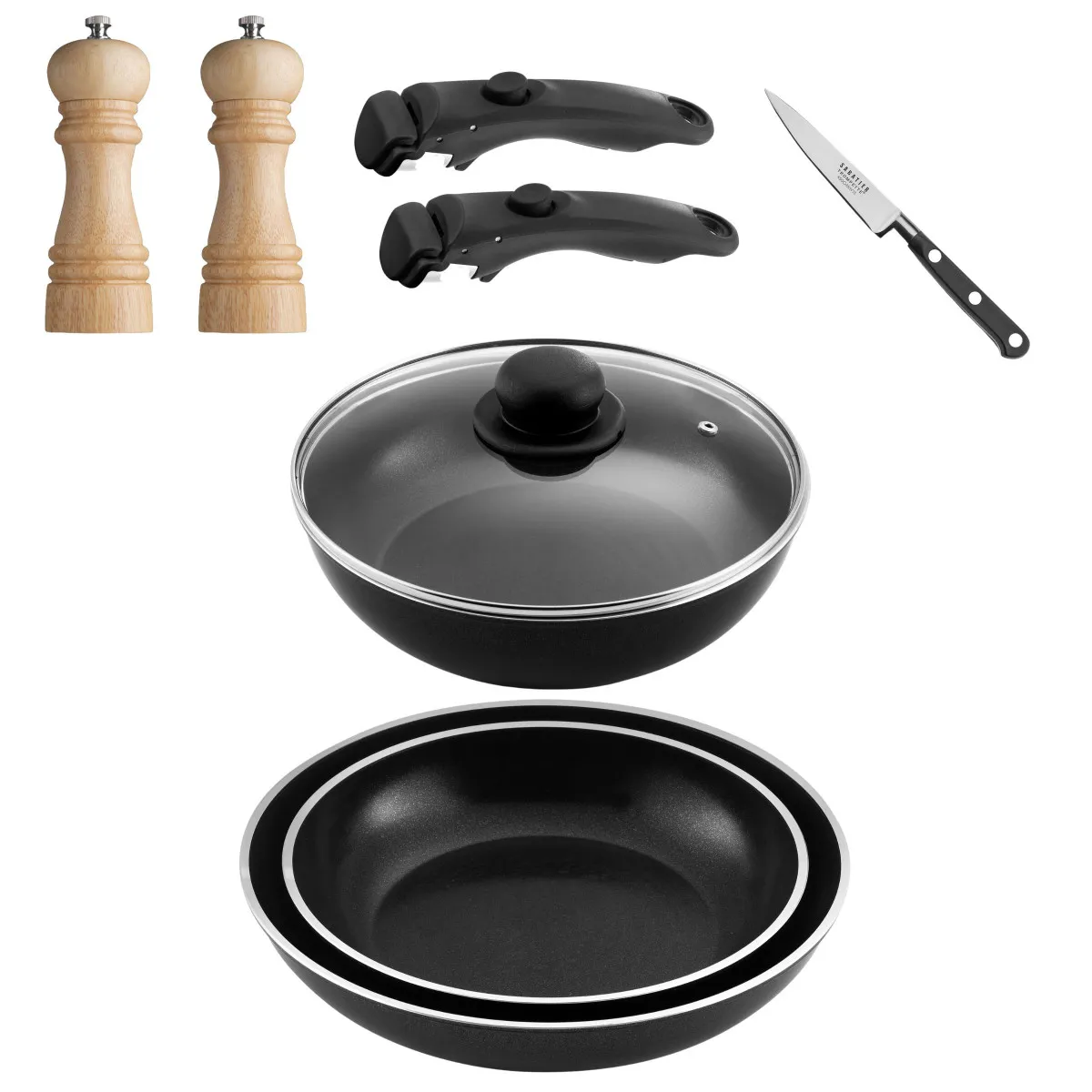 Arom - Batterie De Cuisine 8 Pièces