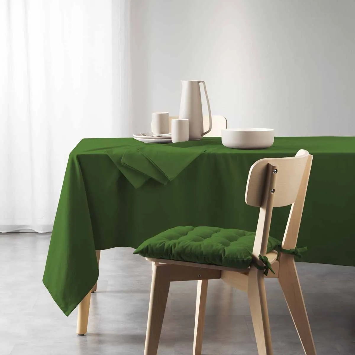 Nappe Rectangulaire "mistral" 140x240cm Vert