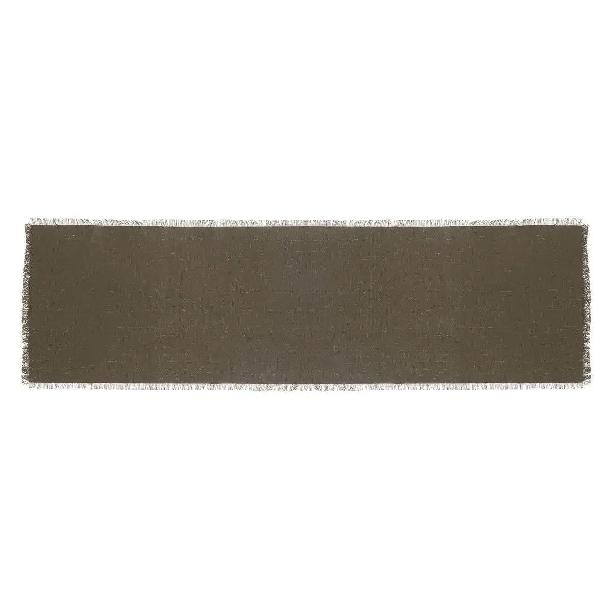 Chemin De Table "maha" 38x140cm Vert Kaki