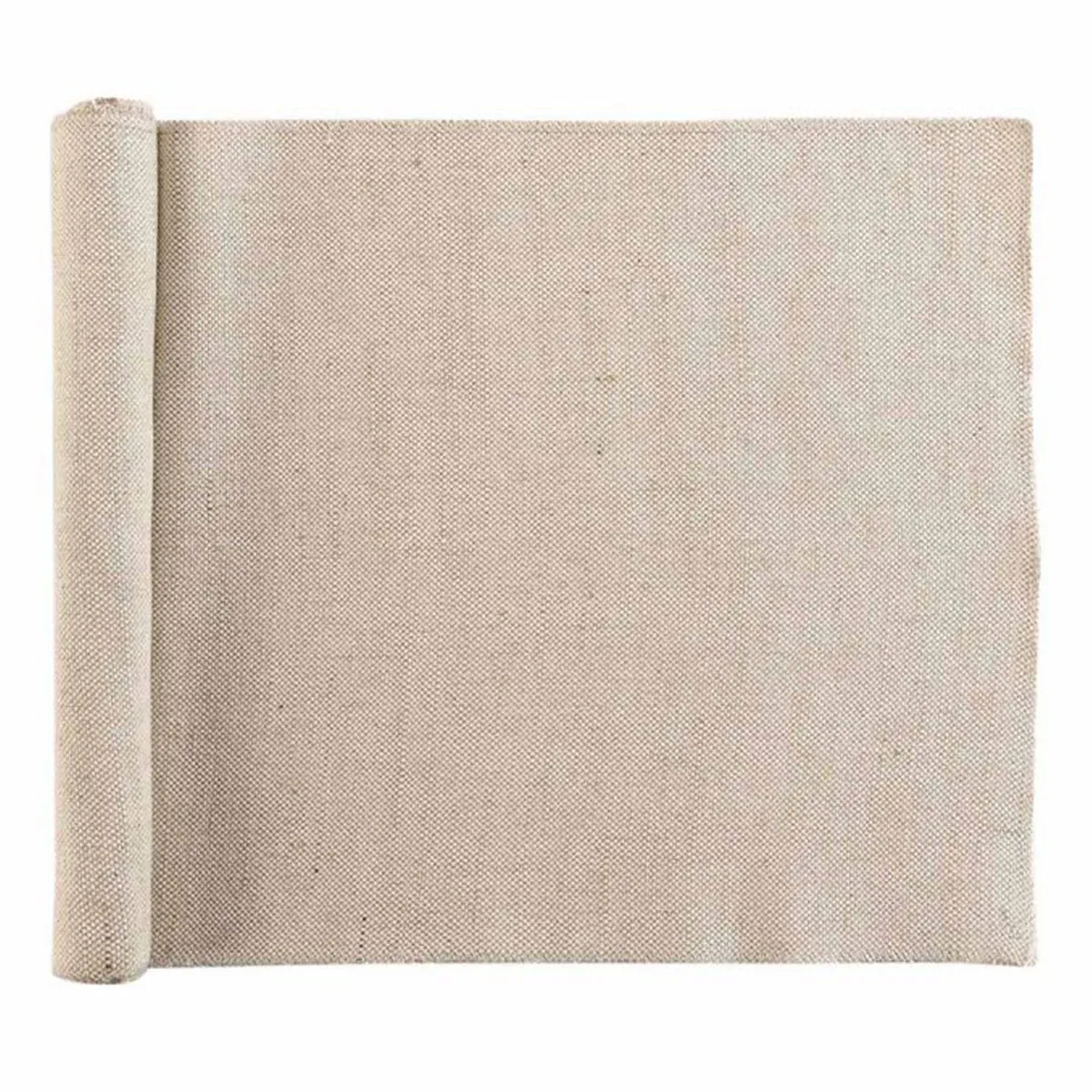 Chemin De Table En Jute "tessi" 35x140cm Beige