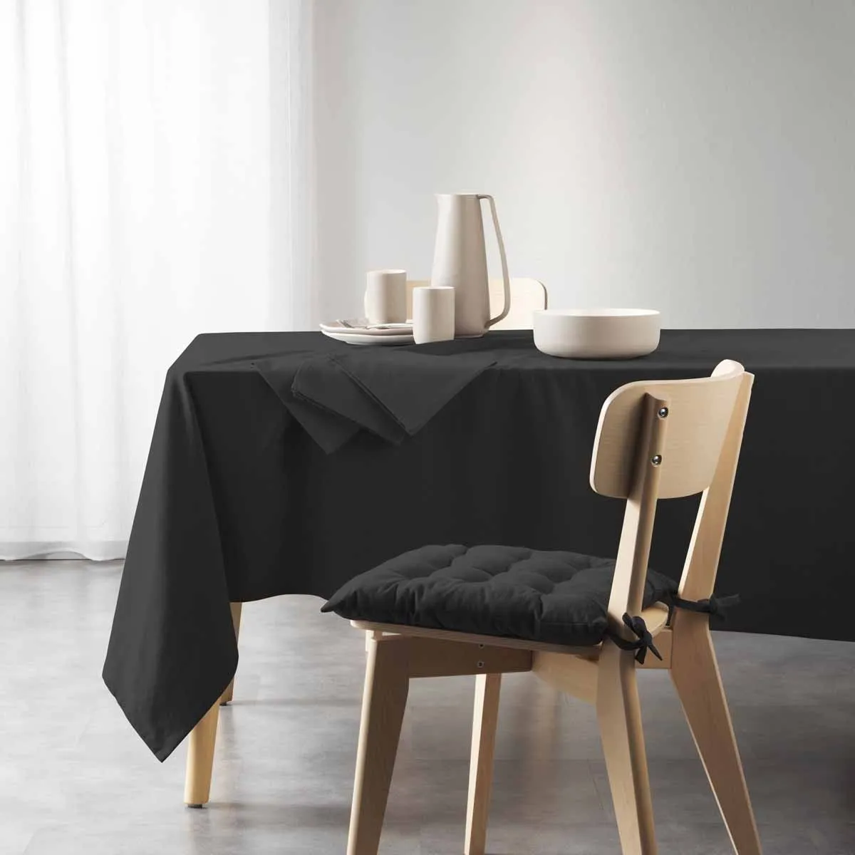 Nappe Rectangulaire "mistral" 140x240cm Noir
