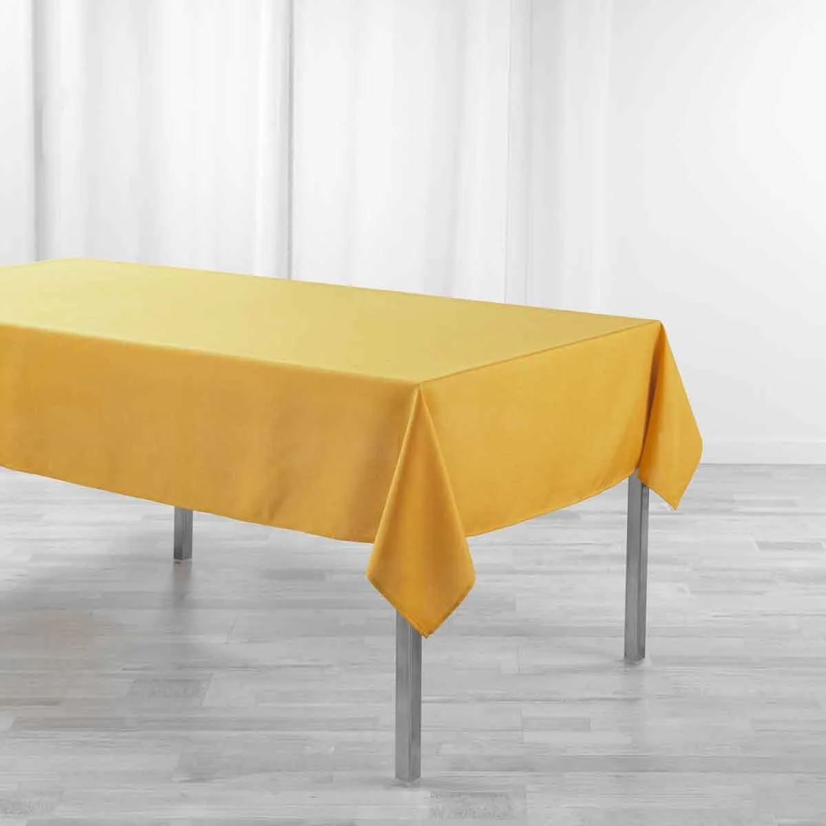 Nappe Enduit "newton" 140x250cm Moutarde