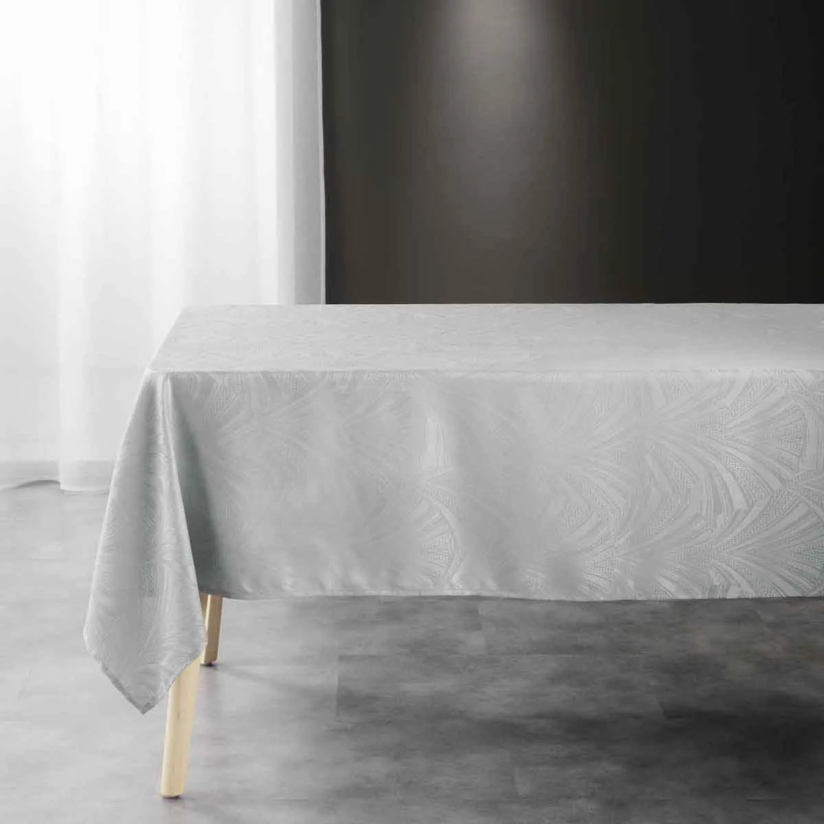 Nappe Jacquard "lolly" 140x240cm Gris