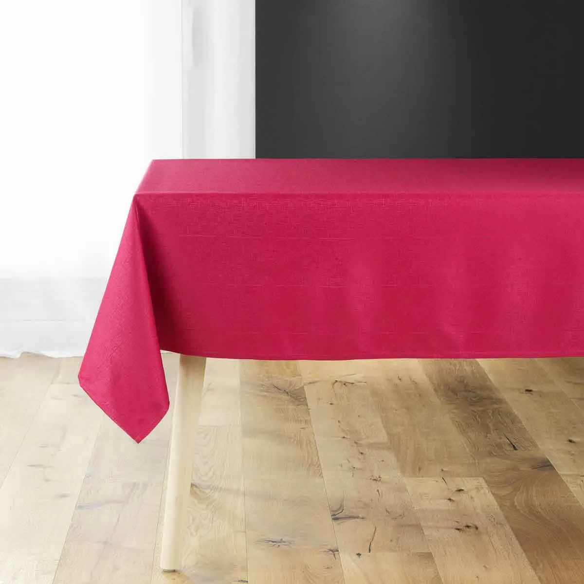 Nappe Jacquard Déco "debbie" 140x240cm Rouge