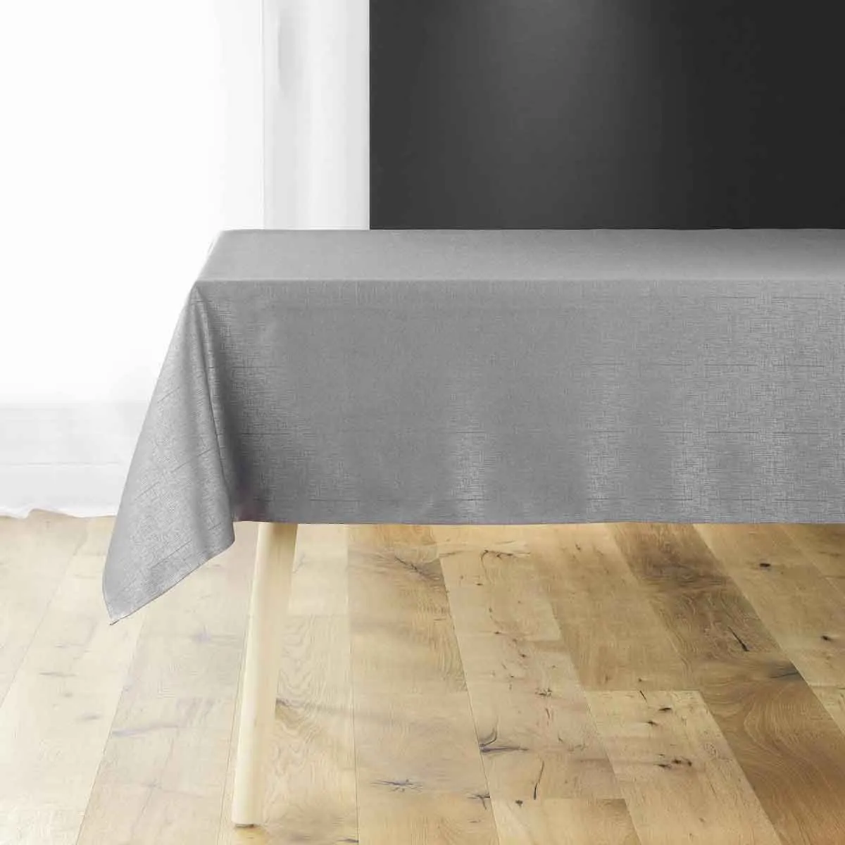 Nappe Jacquard Déco "debbie" 140x240cm Anthracite