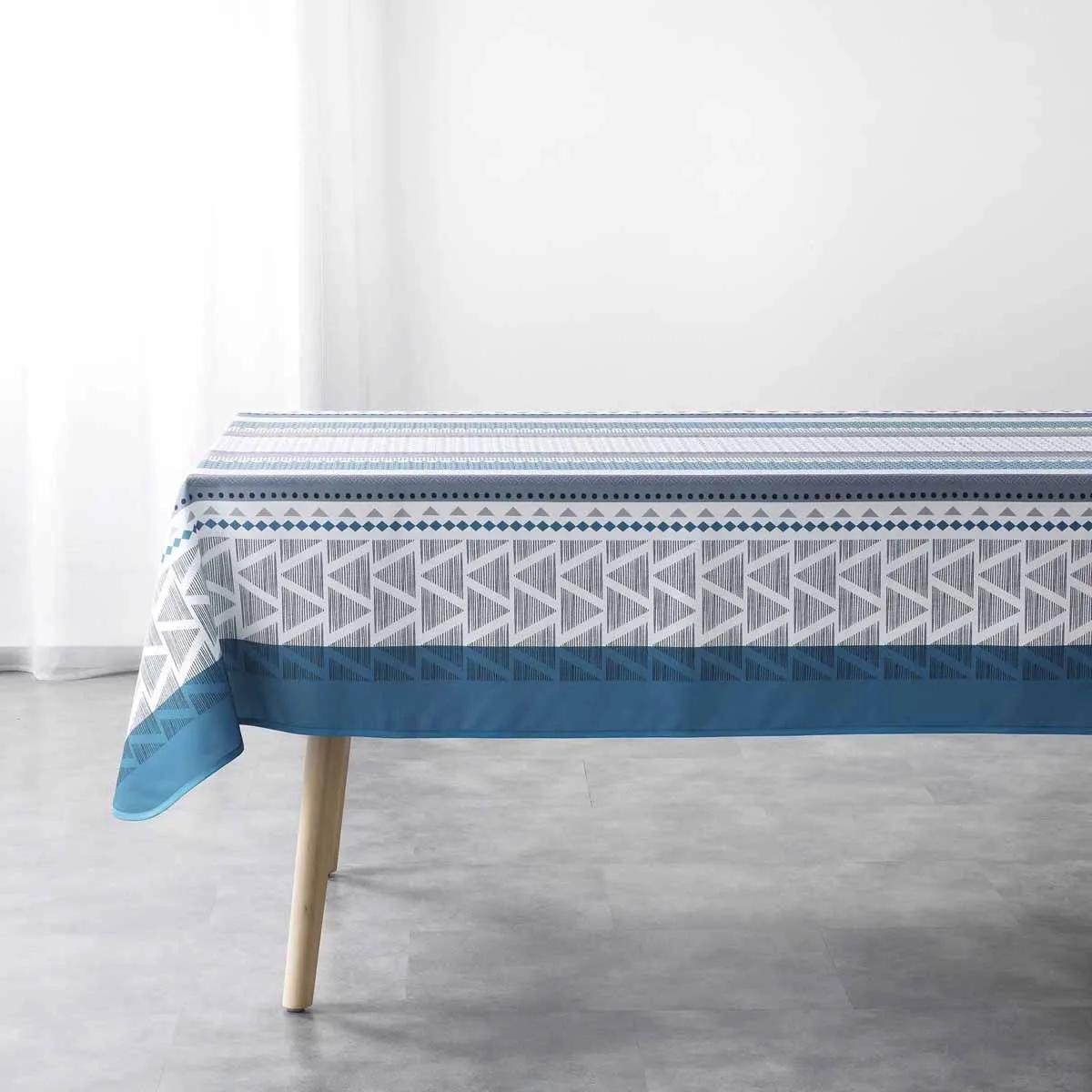 Nappe Antitache "pacome" 150x240cm Bleu