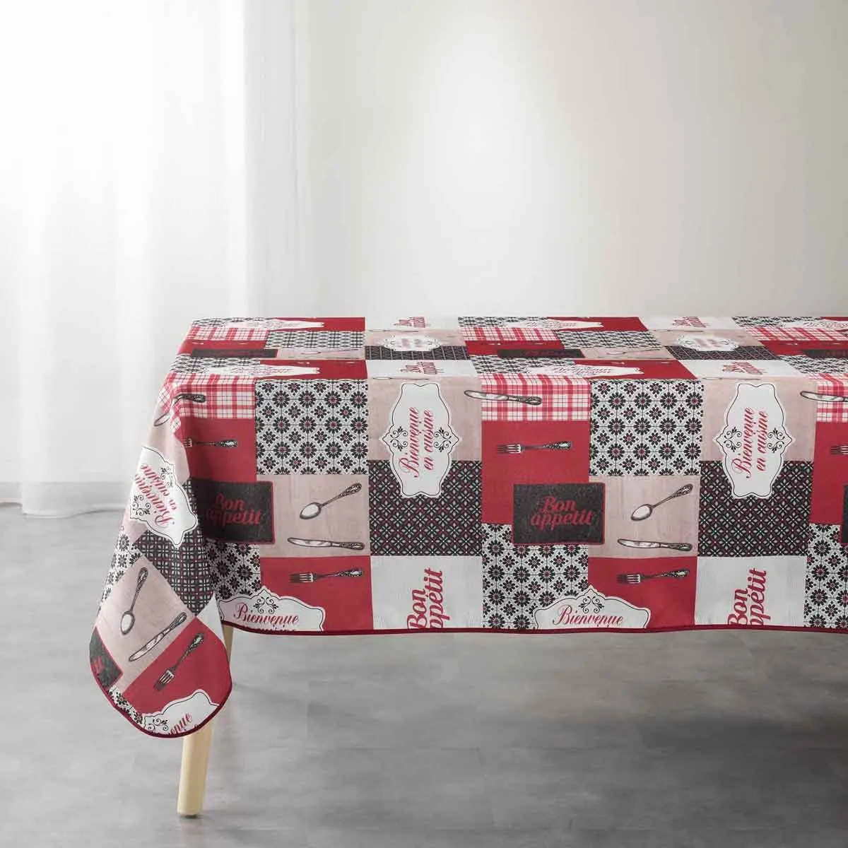 Nappe Imprimée "brunch" 150x240cm Multicolore