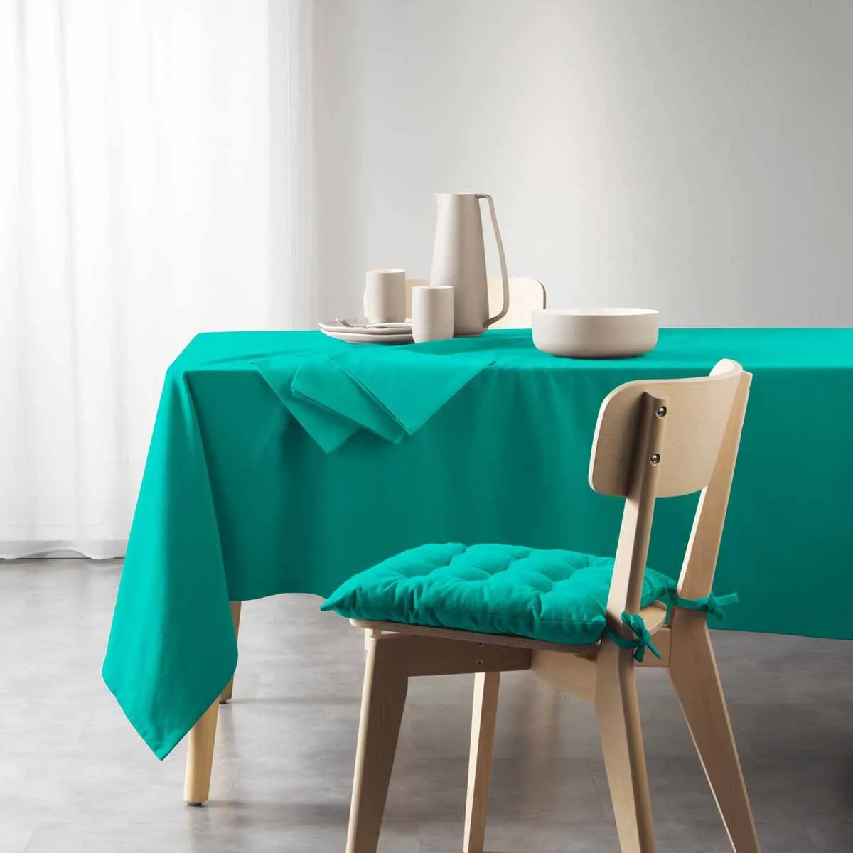 Nappe Rectangulaire "mistral" 140x240cm Émeraude