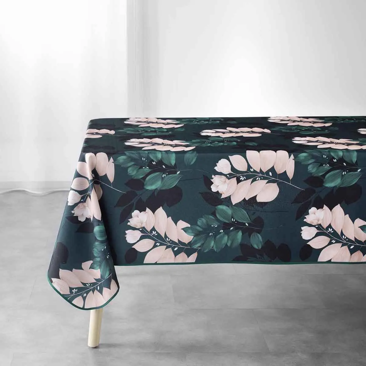 Nappe Imprimée "belline" 150x200cm Émeraude