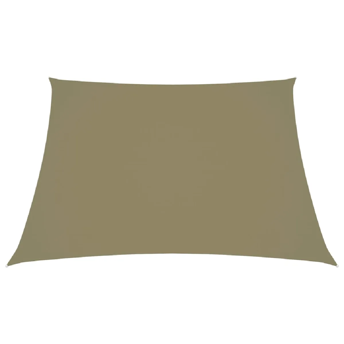 Voile Toile D'ombrage Parasol Tissu Oxford Carré 6 X 6 M Beige 02_0009524