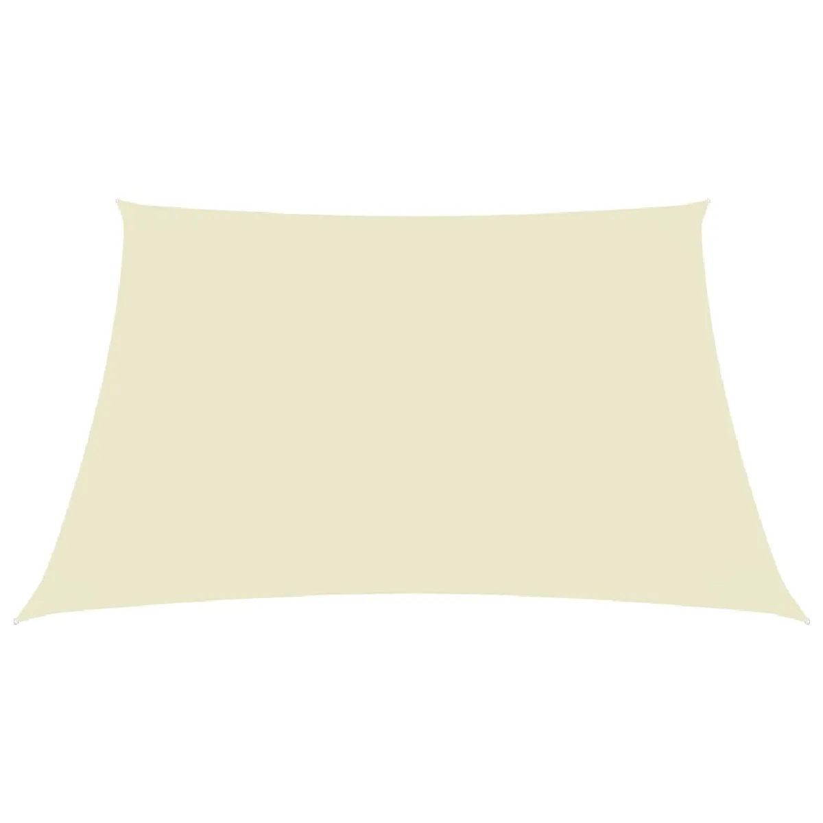 Voile Toile D'ombrage Parasol Tissu Oxford Carré 7 X 7 M Crème 02_0009539