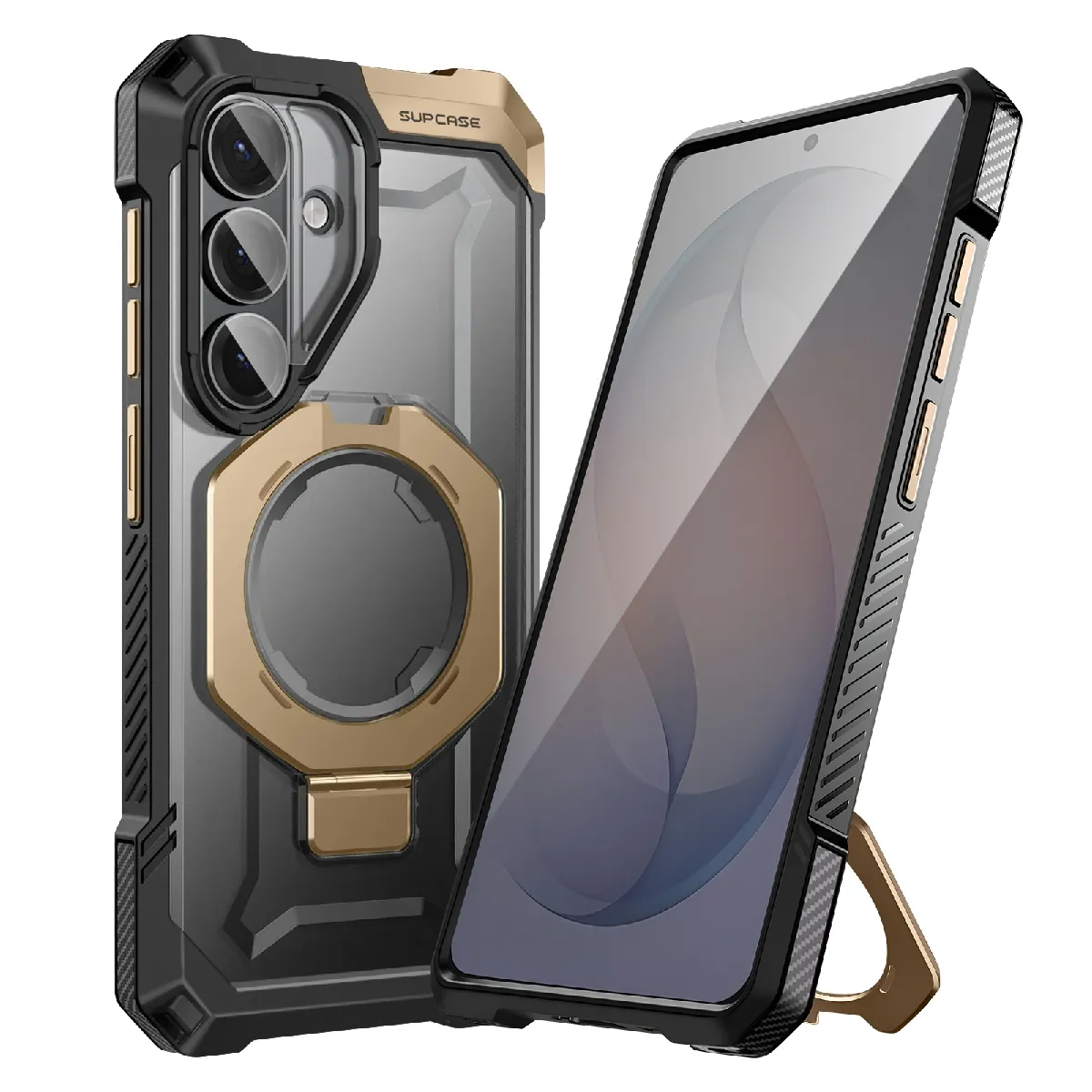 Coque Magsafe Pour Galaxy S26 Unicorn Beetle Grip Antichoc Militaire 4.5m Dorée Supcase