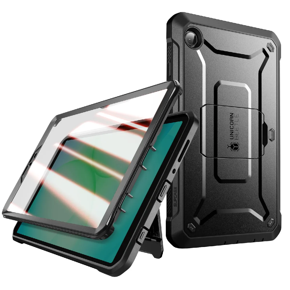 Coque Intégrale Supcase Unicorn Beetle Ultra 360° 11,0" Noir Silicone