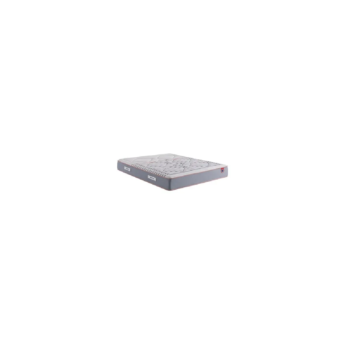 Matelas Merinos Mariniere Ico Mousse Gris 140x200 Merinos